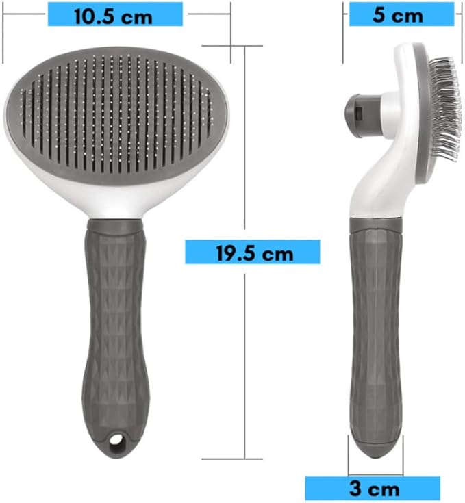 Self-Cleaning Slicker Brush